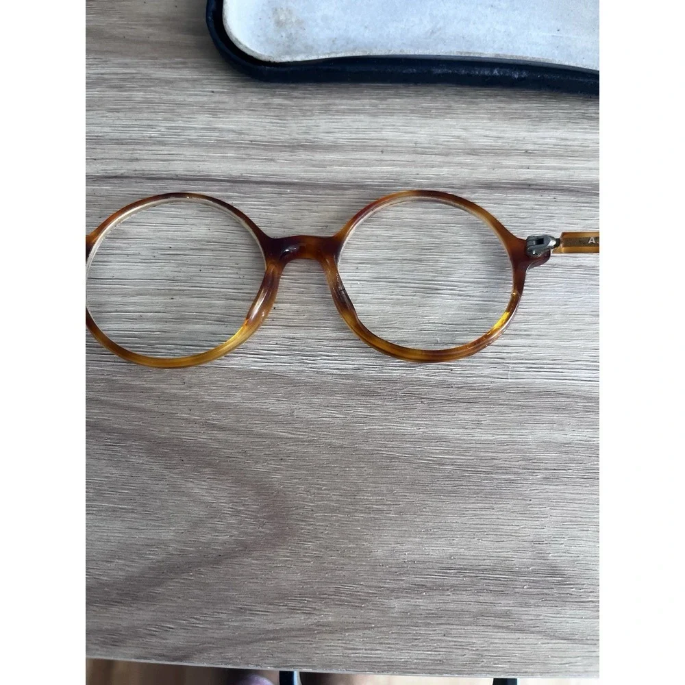 Anglo American England Optical Honey Tortoise Frames Only *need Repair